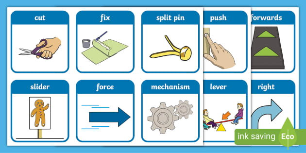 Structures Key Word Stickers