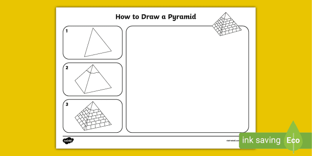 FREE! - Free How to Draw a Pyramid Activity for Kids