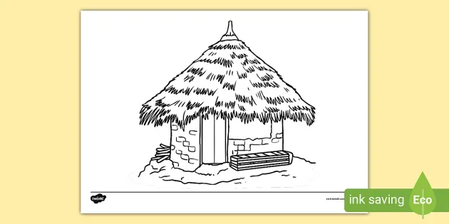 Indian mud house Cut Out Stock Images & Pictures - Alamy