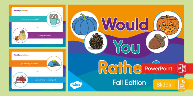 Fall Would You Rather Questions, Fall Season