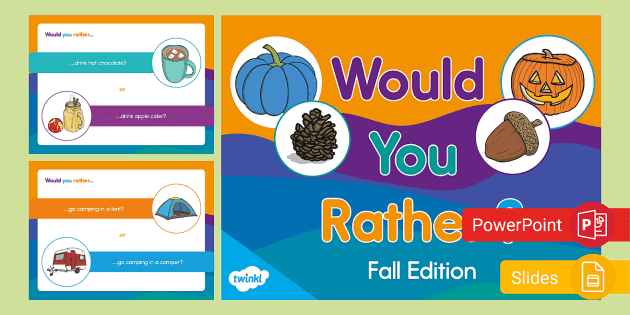 Would you rather? PowerPoint game - Elsa Support