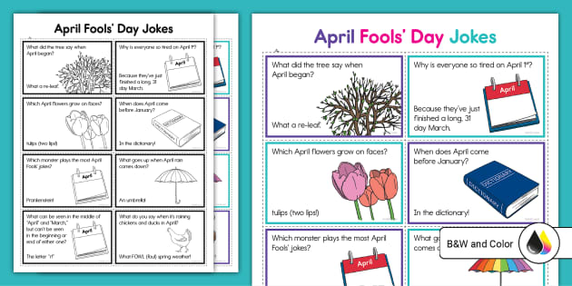 Printable April Fools' Day Joke Cards | Events | Twinkl USA