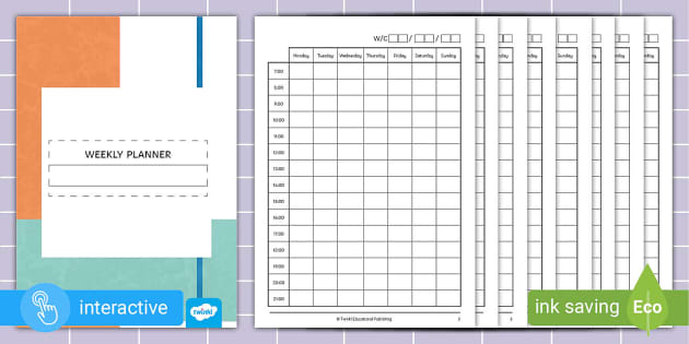 Daily Planner and Schedule  Twinkl Busy Bees (teacher made)