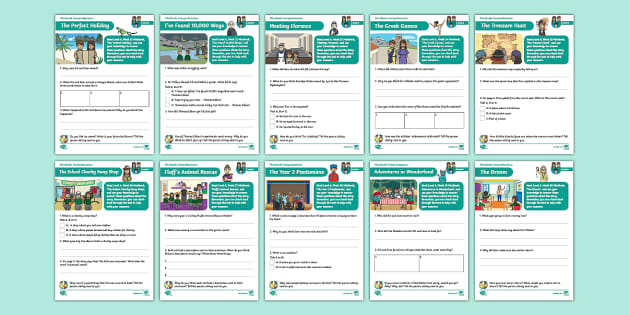 Twinkl Phonics Level 6 Weeks 21-30 Reading Comprehension