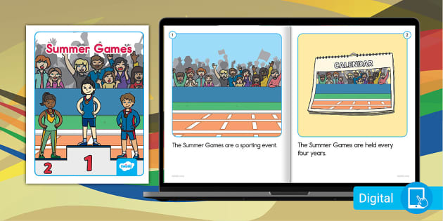 Summer Games Emergent Reader eBook | Twinkl USA - Twinkl