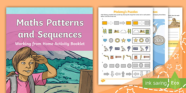 Patterns And Sequences Activity Booklet Maths Parents