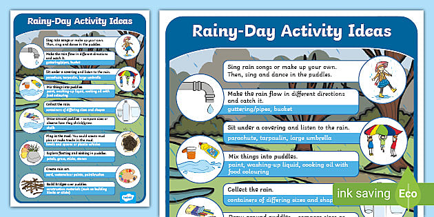 Rainy day activities 2024 3 year olds