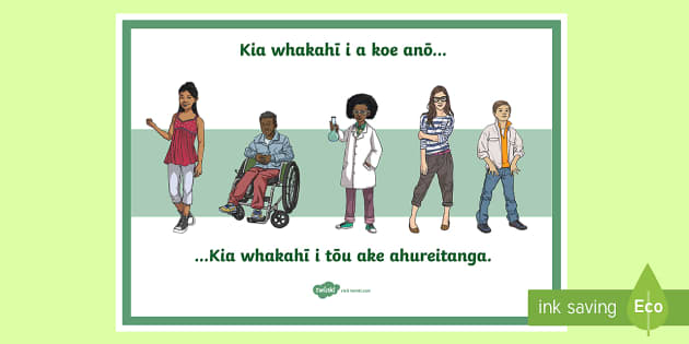 Proud To Be You A4 Display Poster Te Reo Māori Twinkl