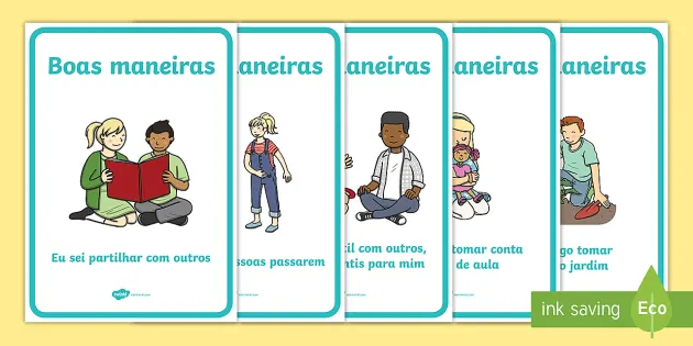 Dicas de educação e boas maneiras para as crianças