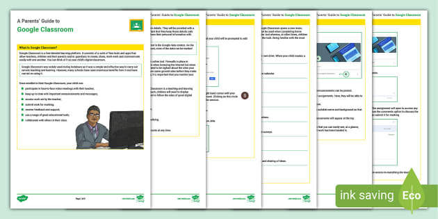 Parents Guide to Google Classroom 