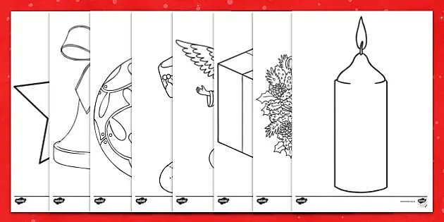 Desenho de Enfeite de natal para colorir  Desenhos para colorir e imprimir  gratis