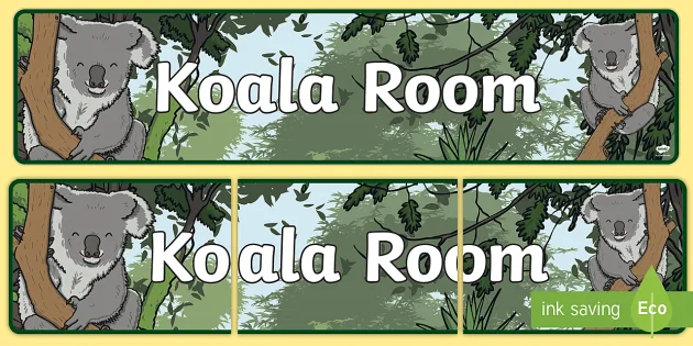 👉 Koala Room Display Banner - Koala Themed Classroom Display Banner