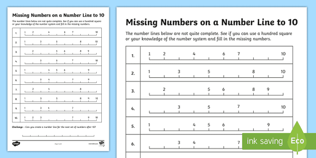 blank maths number line printable maths resources