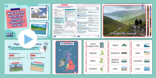 Geo Wonderers KS1: The United Kingdom Lesson Pack 5 - Twinkl
