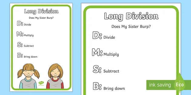 Long Division Game - Math Resource (Teacher-Made) - Twinkl