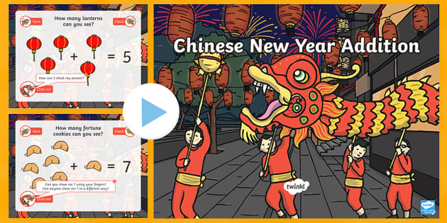 Chinese New Year Maths Addition and Reasoning PowerPoint