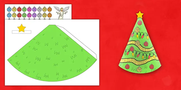 Stained Glass Tissue Paper Christmas Craft Worksheet