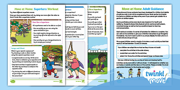 Superhero exercises 2025 for kids