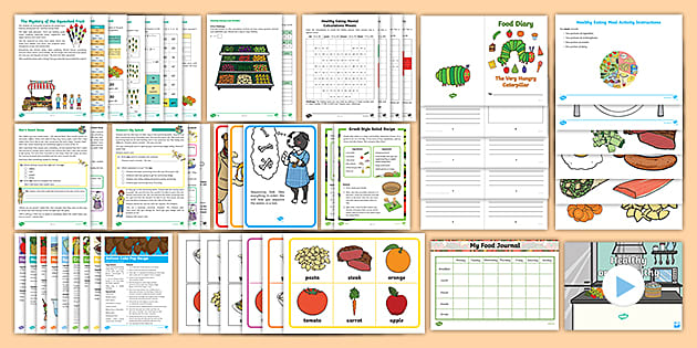 Healthy Eating Activity Pack For Kids - Teaching Resources