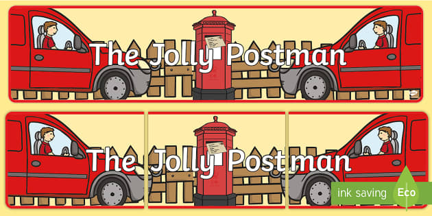 FREE! - Display Banner to Support Teaching on The Jolly Postman