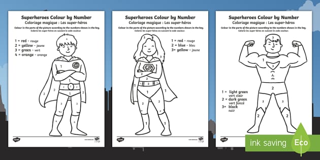 coloriage magique super heroes coloring pages