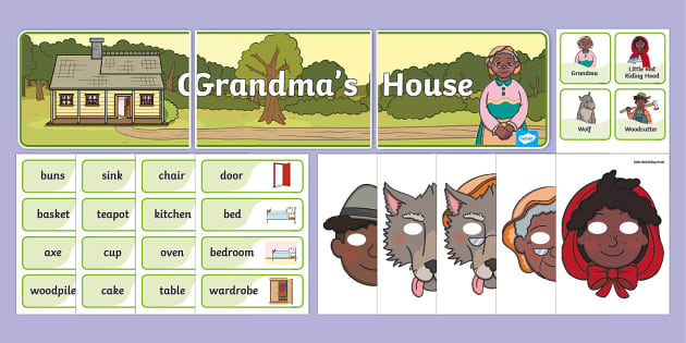 Little Red Riding Hood Granny - House Role Play Pack