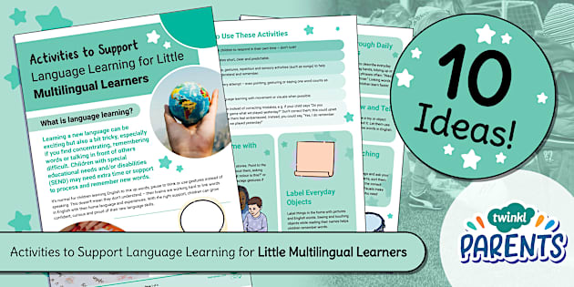 Activities for Multilingual Learners