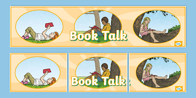 Book Talk Display Banner (teacher made) - Twinkl