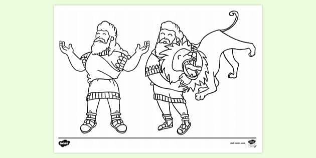 samson and delilah bible coloring pages