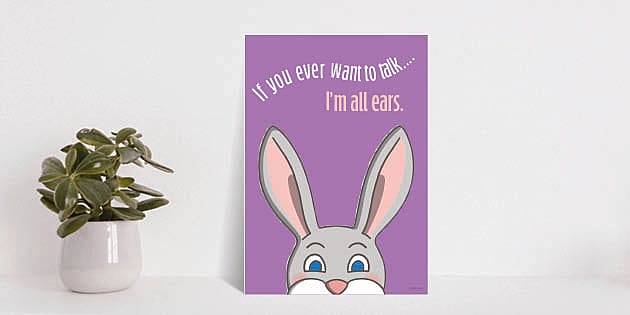 FREE! - I'm All Ears Postcard | Twinkl Party (teacher made)