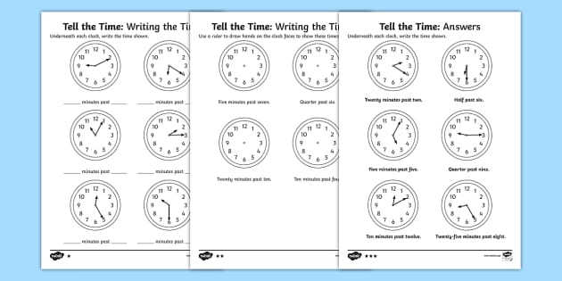 5 Minute Intervals Worksheets Primary Resources Twinkl 4467