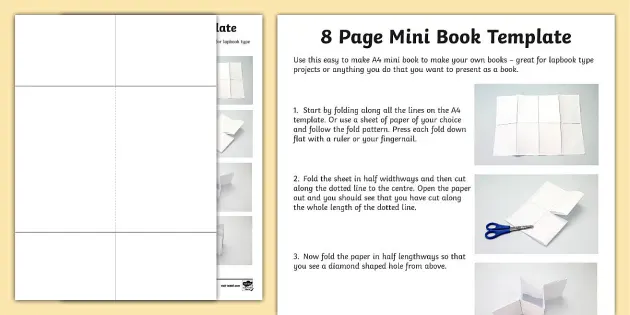 Printable　Crafts　Zine　English　Template　Resources