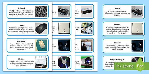 Different parts of Computer Parts