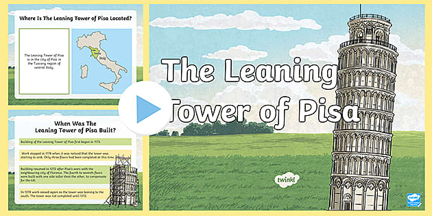 KS2 The Leaning Tower of Pisa PowerPoint (teacher made)