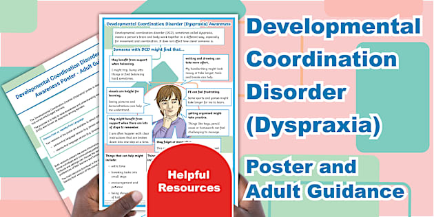 Developmental Coordination Disorder (Dyspraxia) Awareness Poster