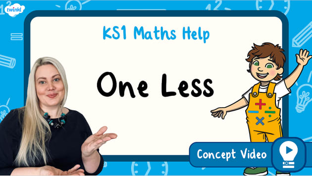 Free 👉 One Less Place Value Within 10 Ks1 Maths Concept Video 8042