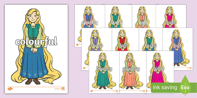 FREE! - Wow Words on Rapunzel (Teacher-Made) - Twinkl