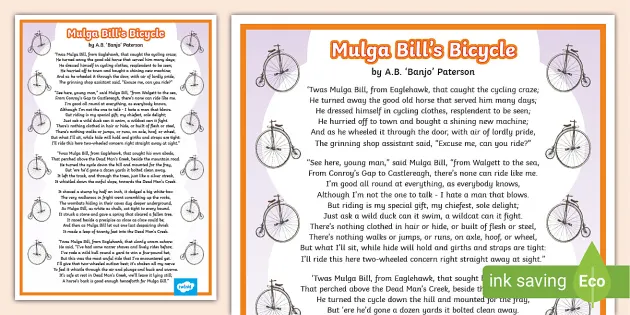 mulga bill's bicycle book