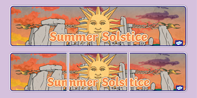 Summer Solstice Display Banner (teacher Made) - Twinkl