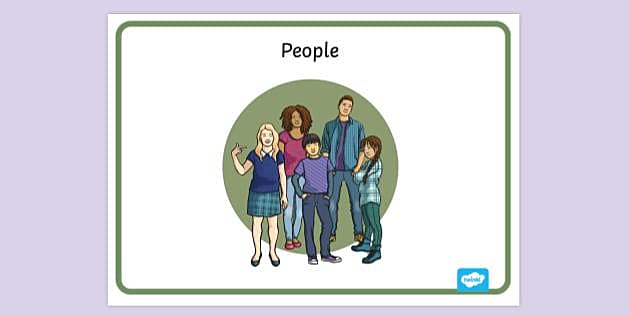 FREE! - People Poster | Display Posters | Primary Resources