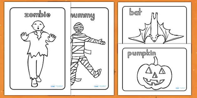 Halloween Colouring Pictures - halloween, halloween colouring, halloween