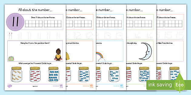 Basic Numeracy | All About Numbers 11-20 | Counting - Twinkl
