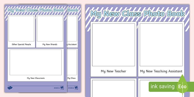 My New Class Photo Book (teacher made) - Twinkl