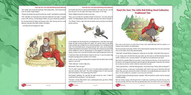 Little Red Riding Hood Traditional Tale For Key Stage 2