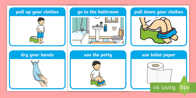 Potty Training at Home Sequencing Cards (Teacher-Made)