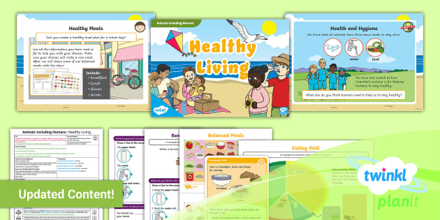 Science Animals Including Humans Healthy Living Year 2 Lesson 6