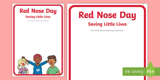 FREE! - Red Nose Day Poster | Fundraising Events | Primary Resource