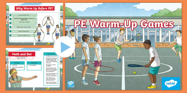 FREE! - PE Warm Up Games PowerPoint (teacher made) - Twinkl