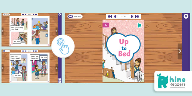 Level 3a Reading Scheme Book: Up to Bed - Twinkl