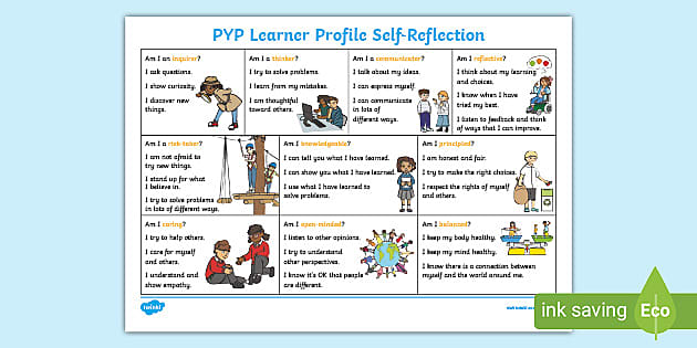 Pyp Learner Profile Self Reflection Teacher Made Twinkl